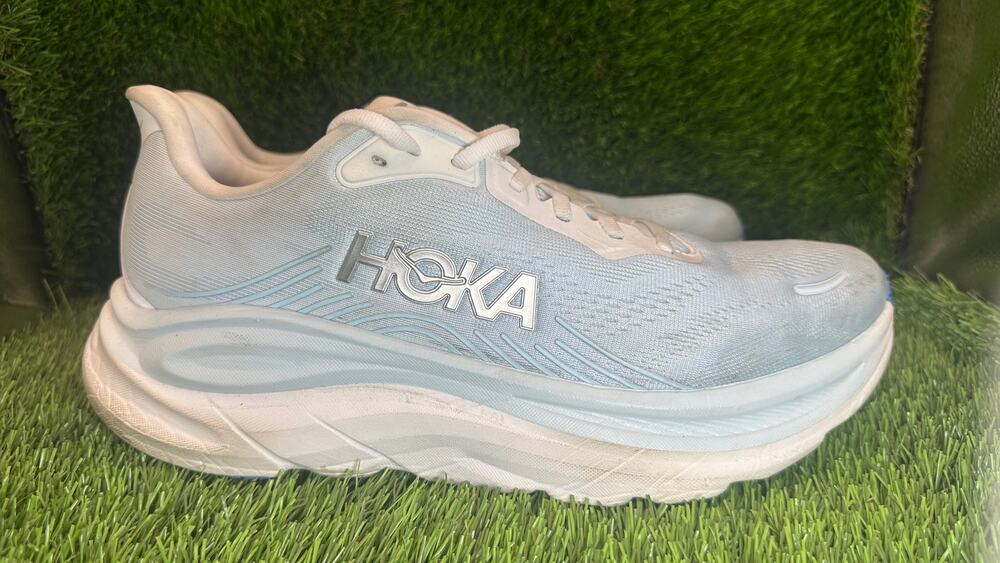 Hoka One One Clifton 11 1176573-FMM Athletic Sneaker Women's 10.5B Blue Mesh Gym